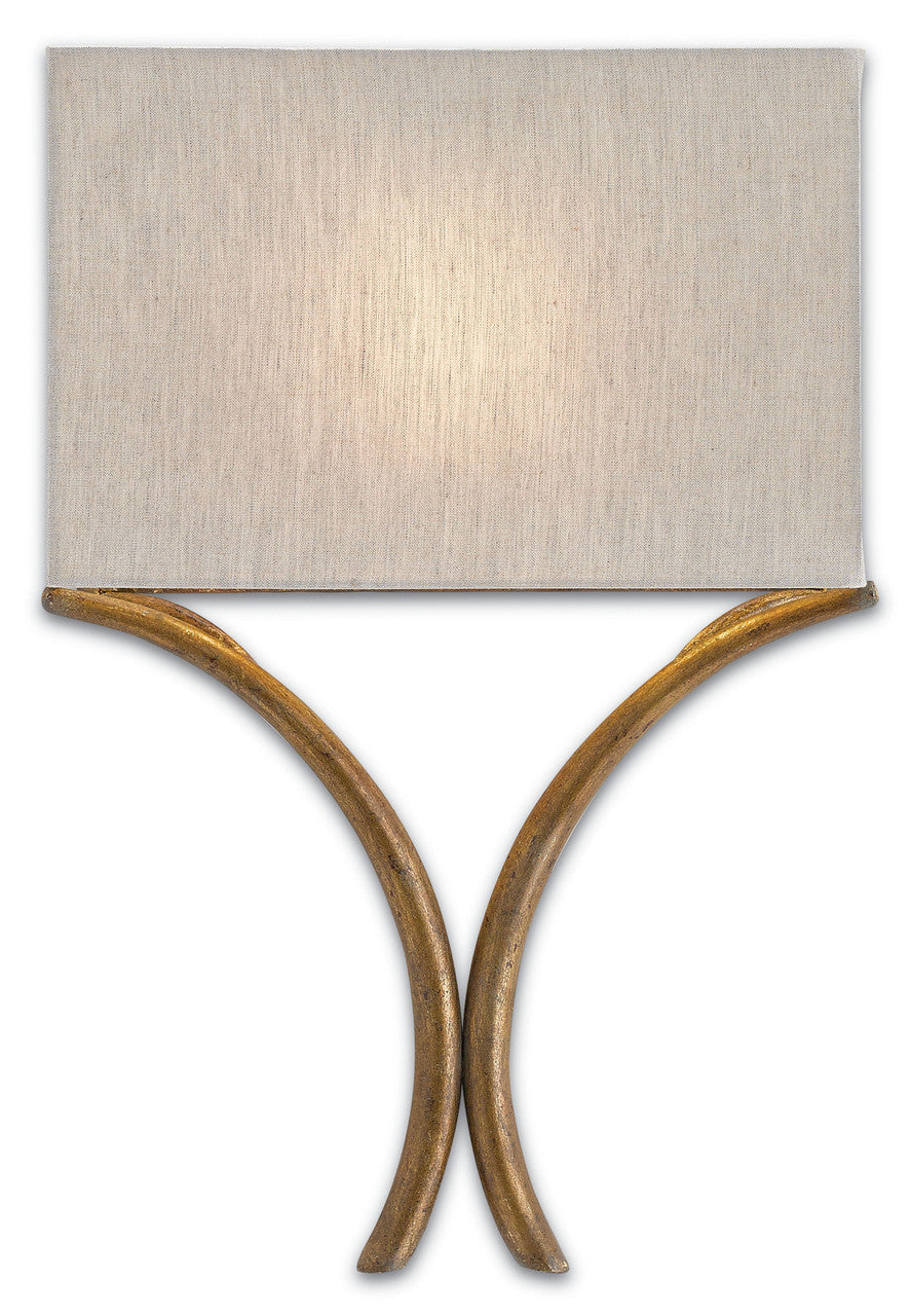 Currey & Co. Cornwall Gold Wall Sconce 5901