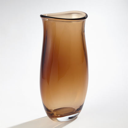 Global Views Giant Glass Vase-Tobacco 6.60558