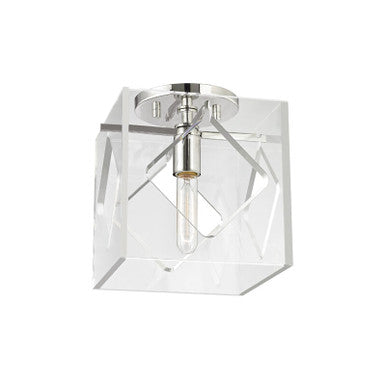 Hudson Valley Lighting Travis Semi Flush in Polished Nickel 5909F-PN