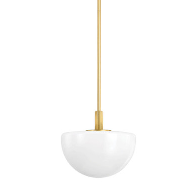 Hudson Valley Lighting Lethbridge Pendant in Aged Brass 5913-AGB