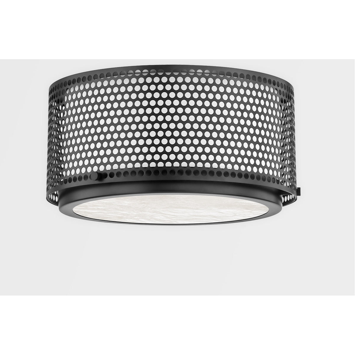 Hudson Valley Lighting Oracle Flush Mount in Black Brass 5914-BBR