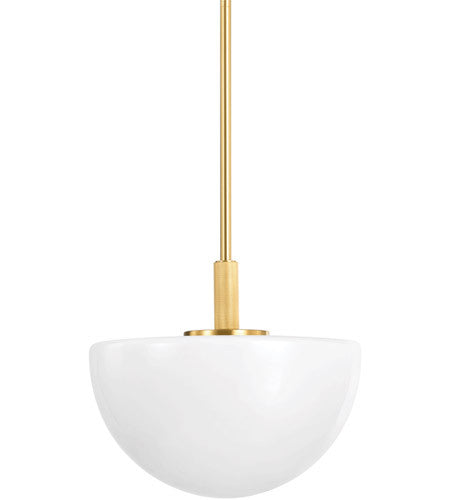 Hudson Valley Lighting Lethbridge 1 Light Pendant in Aged Brass 5915-AGB