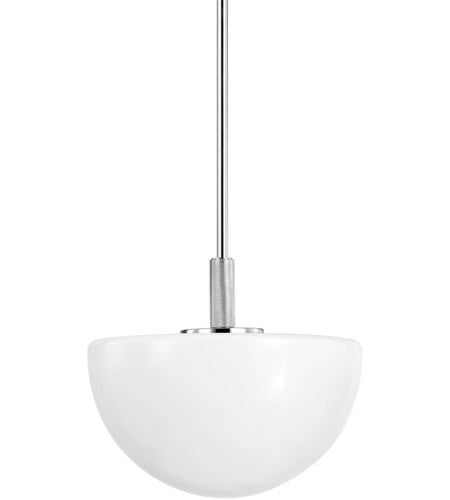 Hudson Valley Lighting Lethbridge 1 Light Pendant in Polished Nickel 5915-PN