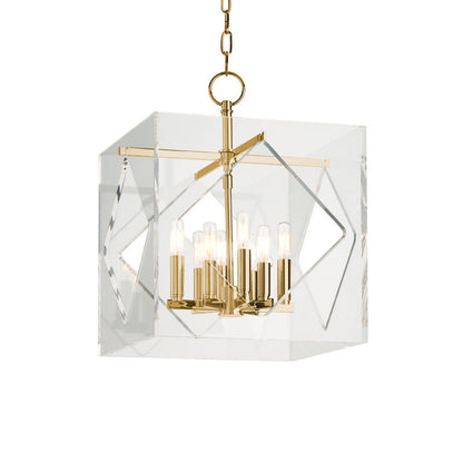 Hudson Valley Lighting Travis Lantern in Aged Brass 5916-AGB