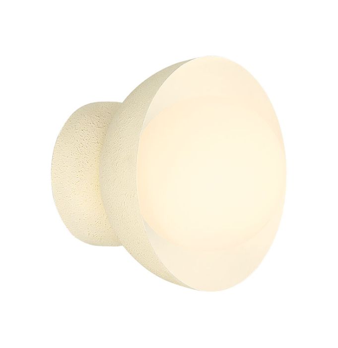 Craftmade Ventura Dome 1 Light Wall Sconce in Cottage White 59161-CW