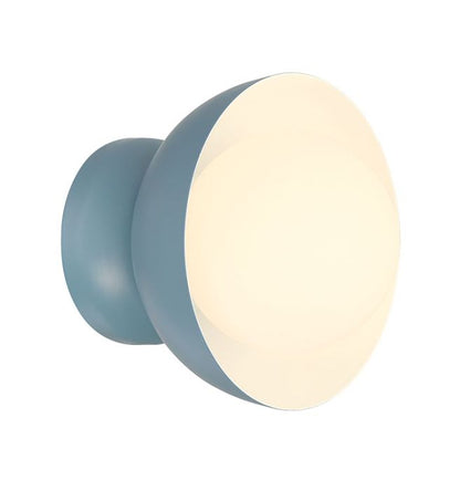 Craftmade Ventura Dome 1 Light Wall Sconce in Dusty Blue 59161-DB