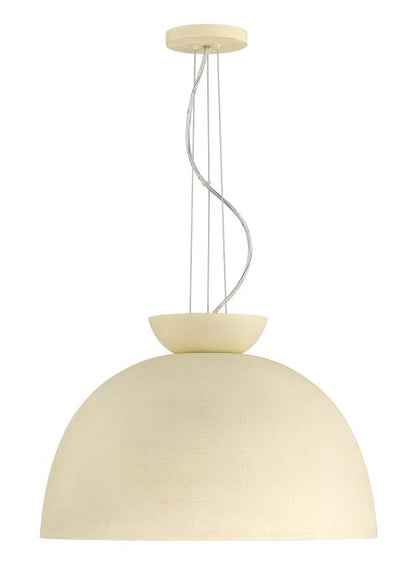 Craftmade Ventura Dome 1 Light Pendant in Cottage White 59192-CW