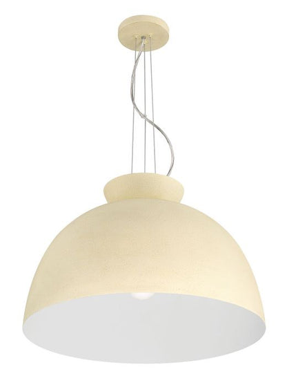 Craftmade Ventura Dome 1 Light Pendant in Cottage White 59192-CW