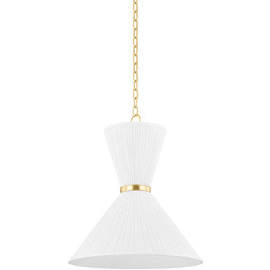 Hudson Valley Lighting Enid Pendant in Aged Brass 5922-AGB