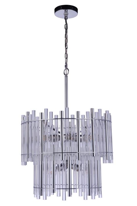 Craftmade Reveal 9 Light Chandelier in Chrome 59229-CH