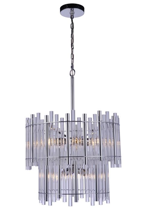 Craftmade Reveal 9 Light Chandelier in Chrome 59229-CH