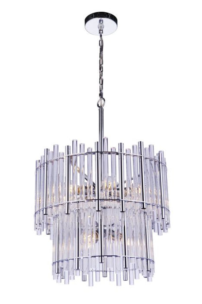 Craftmade Reveal 9 Light Chandelier in Chrome 59229-CH