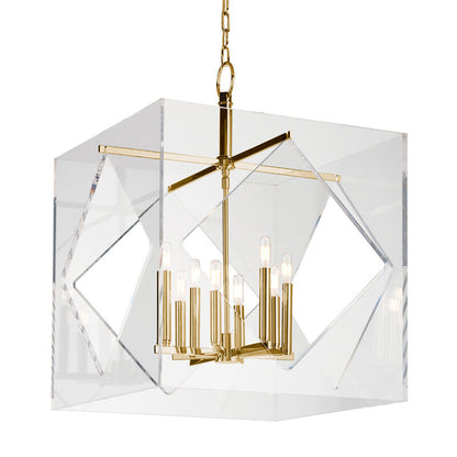 Hudson Valley Lighting Travis Chandelier in Aged Brass 5924-AGB