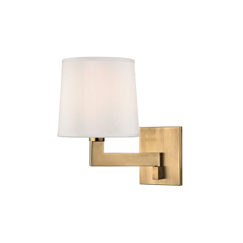 Hudson Valley Lighting Fairport Wall Sconce in Aged Brass 5931-AGB