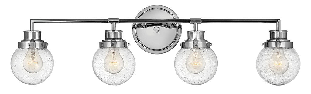 Hinkley Lighting Poppy Four Light Vanity Chrome 5934CM