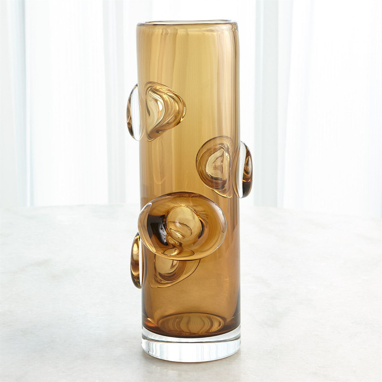 Global Views Studio A Home Halo Cylindrical Vase-Tobacco 7.60157