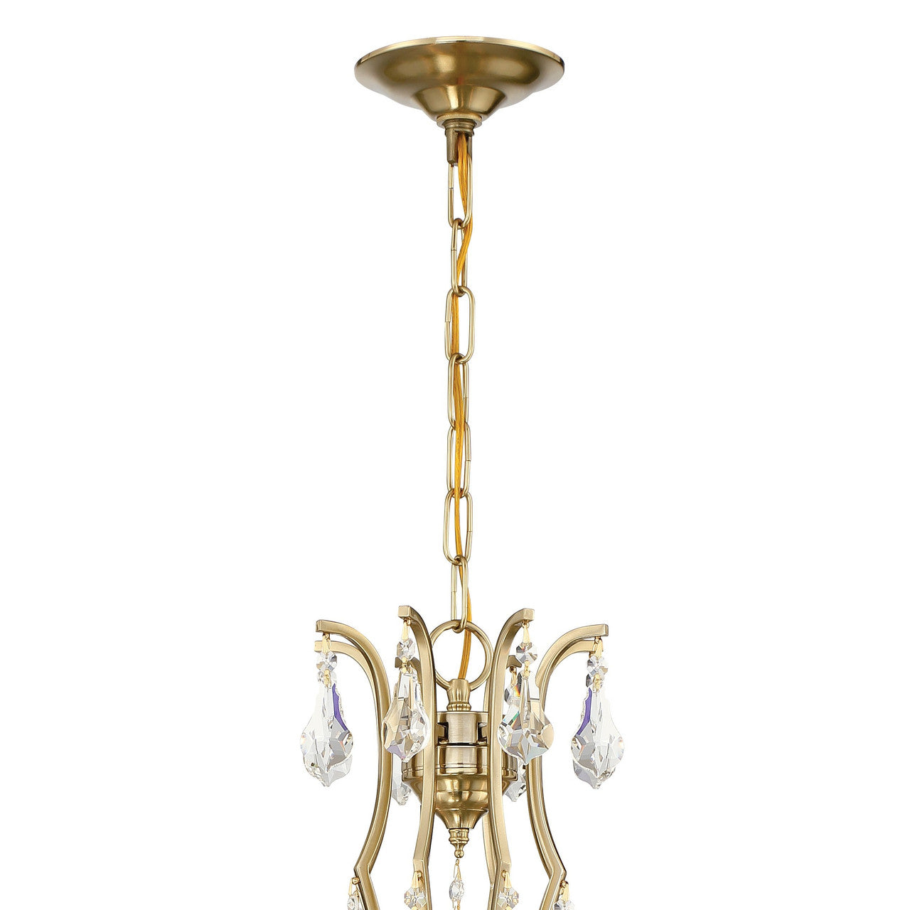 Crystorama Cedar 8 Light Vibrant Gold Chandelier 5938-VG-CL-MWP