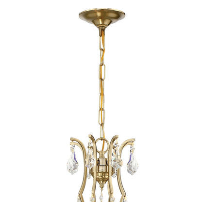 Crystorama Cedar 8 Light Vibrant Gold Chandelier 5938-VG-CL-MWP