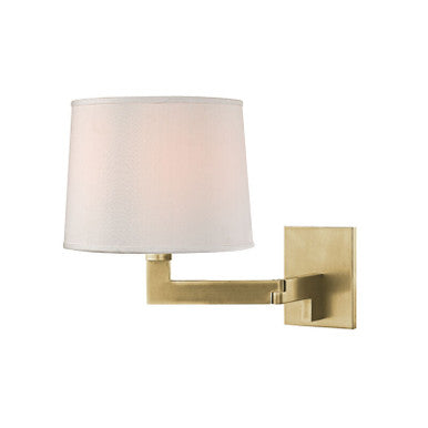 Hudson Valley Lighting Fairport Wall Sconce in Aged Brass 5941-AGB