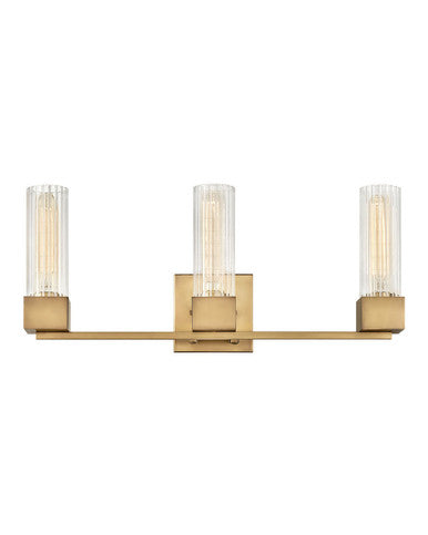 Hinkley Lighting Xander Three Light Vanity Heritage Brass 5973HB