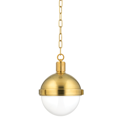 Hudson Valley Lighting Lambert Pendant in Aged Brass 609-AGB