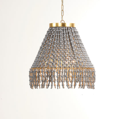 Jamie Young Angelou Beaded Cone Chandelier 5ANGE-CHGR