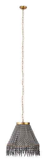 Jamie Young Angelou Beaded Cone Chandelier 5ANGE-CHGR