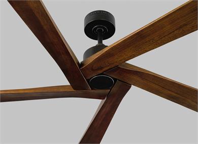 Visual Comfort Fan Aspen 56" Ceiling Fan - Aged Pewter, Handheld Remote, 6-speed, Reverse, indoor/outdoor 5ASPR56AGP