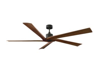 Visual Comfort Fan Aspen 70" Ceiling Fan - Aged Pewter, Handheld Remote, 6-speed, Reverse, indoor/outdoor 5ASPR70AGP