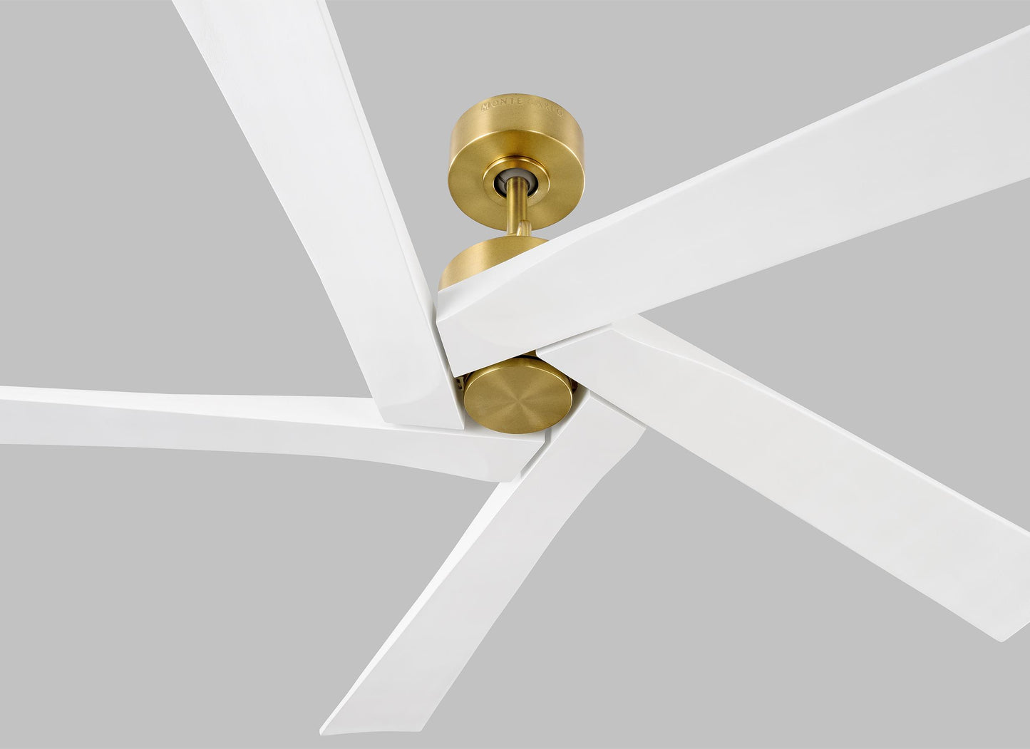 Visual Comfort Fan Aspen 70" Ceiling Fan - Burnished Brass, Handheld Remote, 6-speed, Reverse, indoor/outdoor 5ASPR70BBS