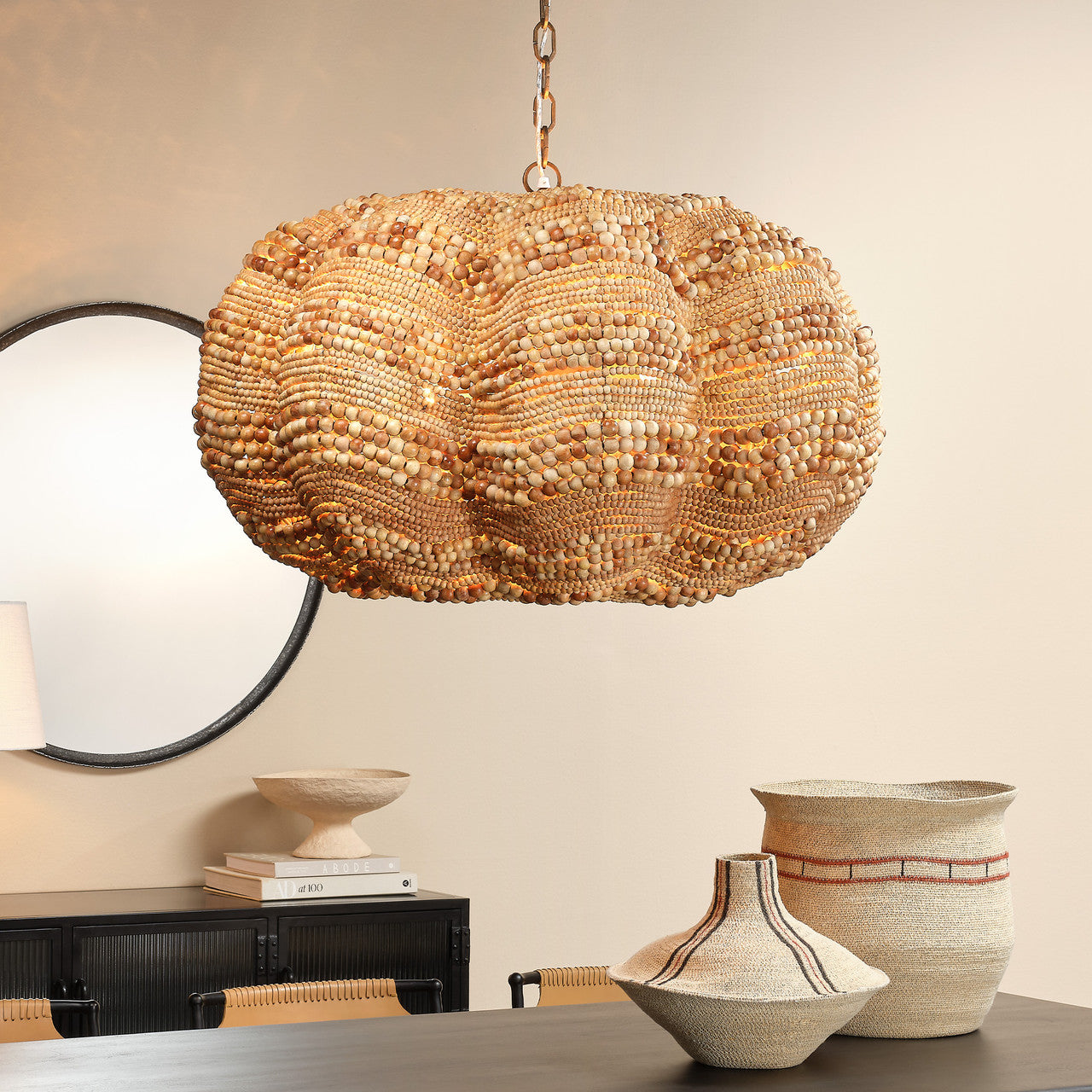 Jamie Young Clamshell Chandelier 5CLAM-XLNA