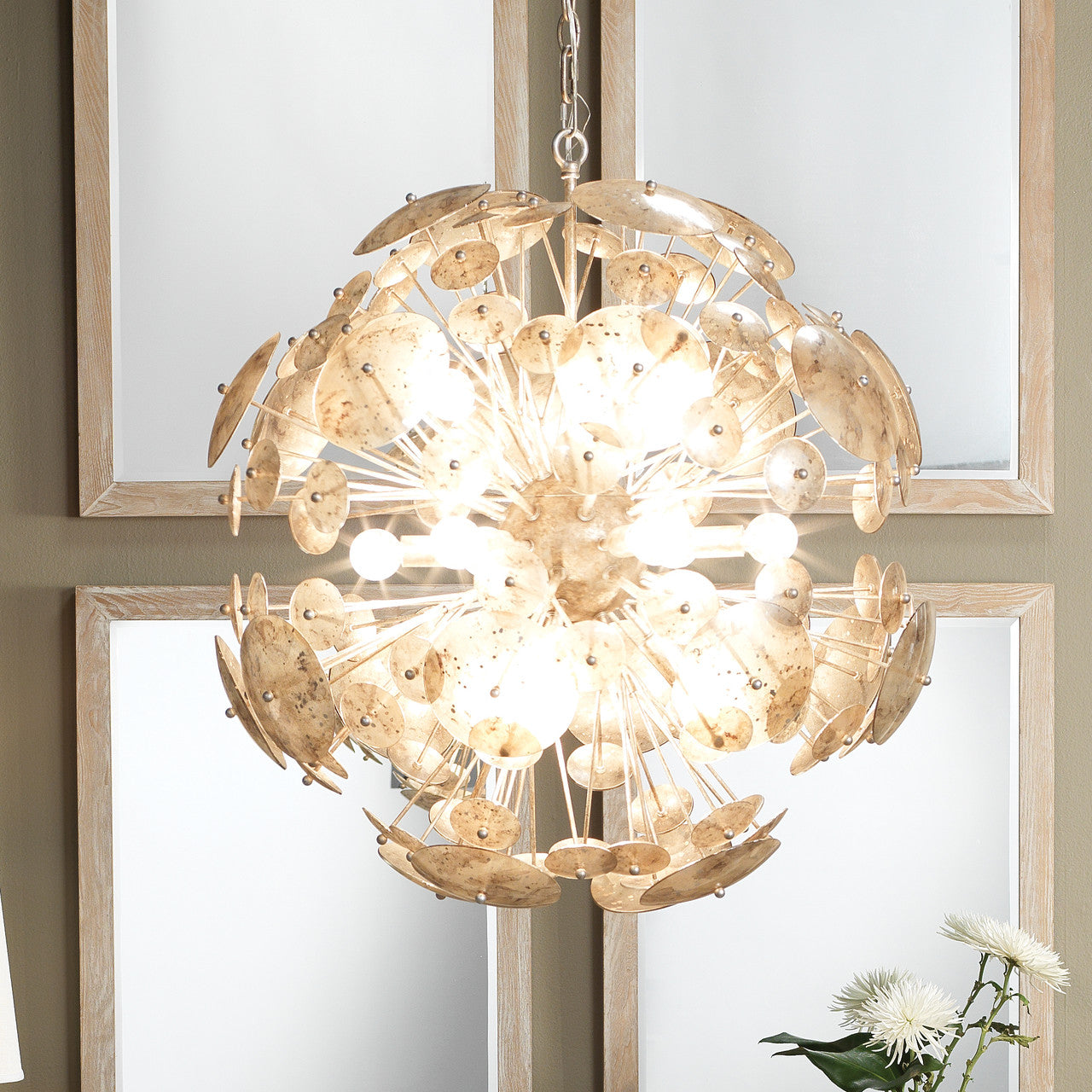 Jamie Young Constellation Round Chandelier 5CONS-MGCH