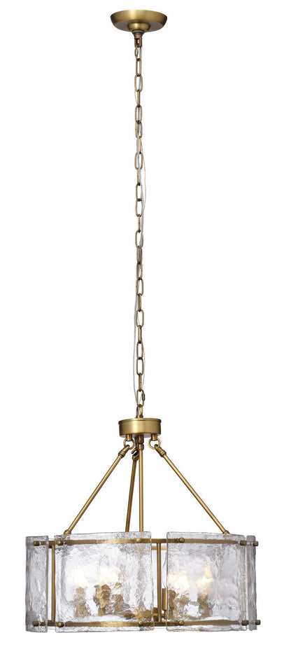 Jamie Young Glenn Large Round Chandelier AB  5GLEN-LGAB