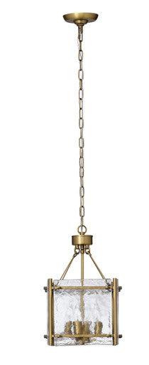 Jamie Young Glenn Small Square Chandelier AB  5GLEN-SMAB