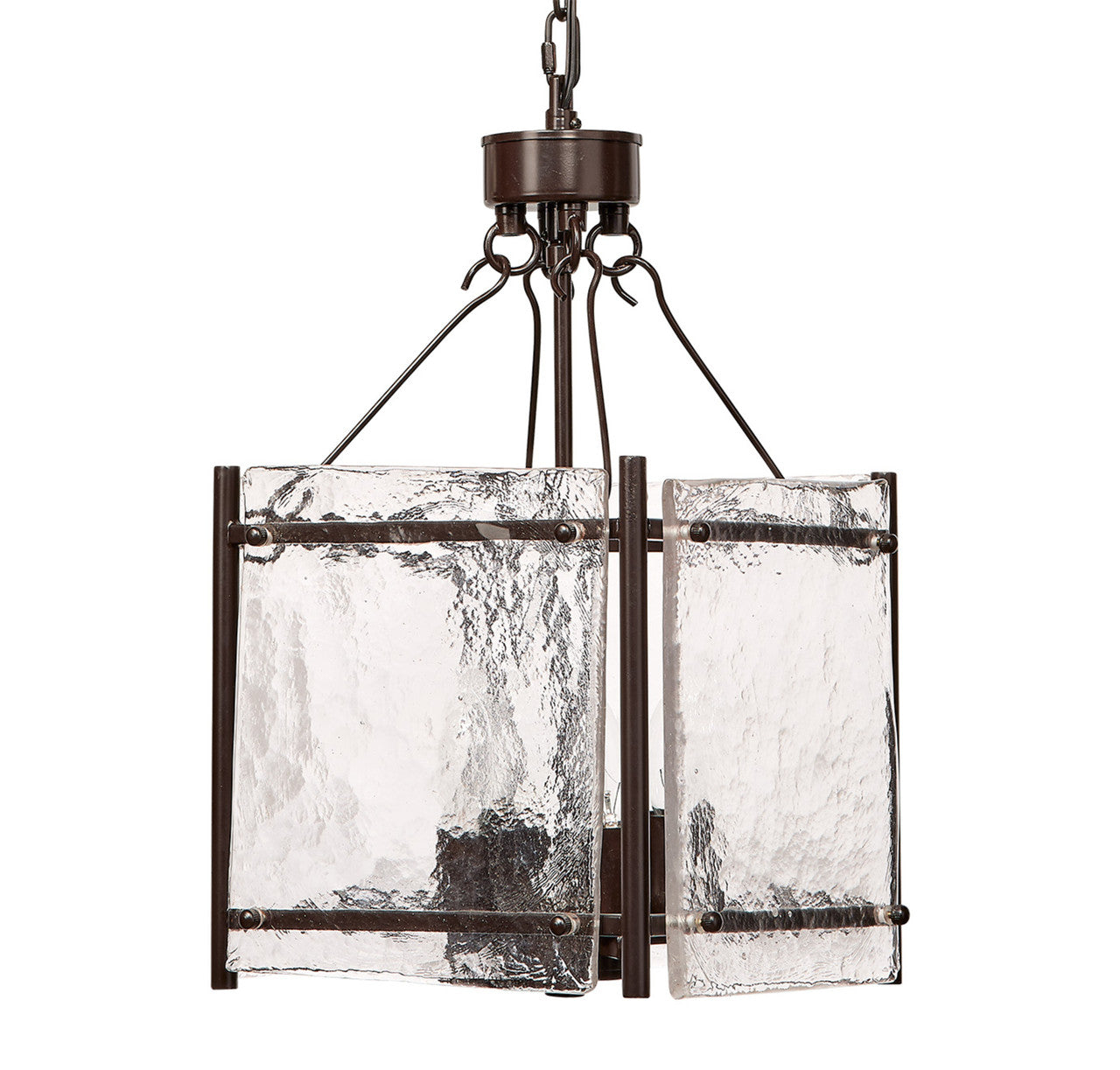 Jamie Young  Glenn Small Square Chandelier 5GLEN-SMOB