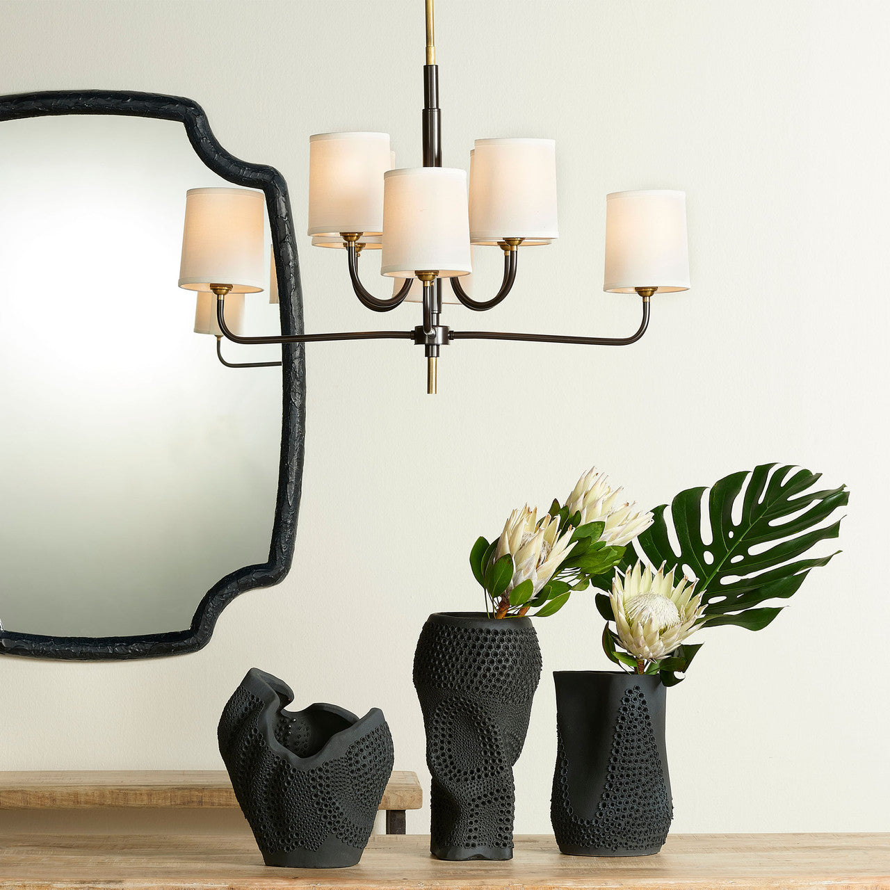 Jamie Young Lawton 8 Light Chandelier 5LAWT8-CHAB