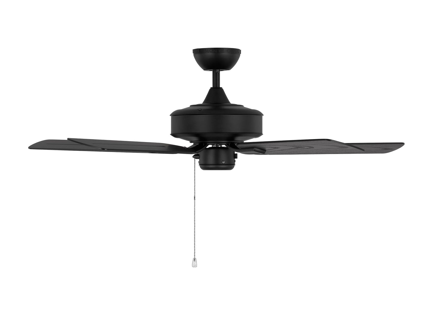 Generation Lighting  Fans Linden 44" Ceiling Fan in Midnight Black 5LDO44MBK