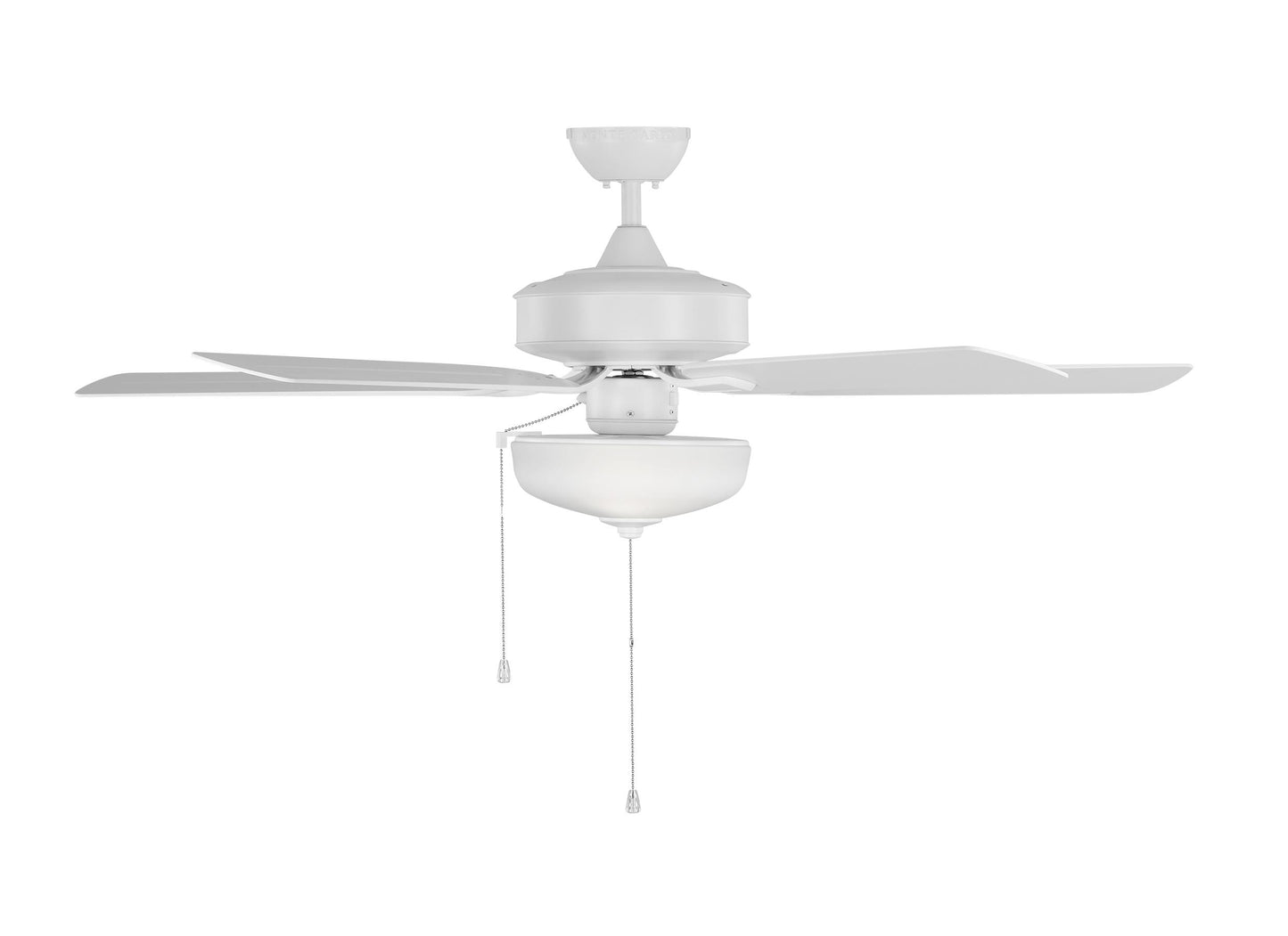 Generation Lighting  Fans Linden 52" Ceiling Fan in Matte White 5LDO52RZWD