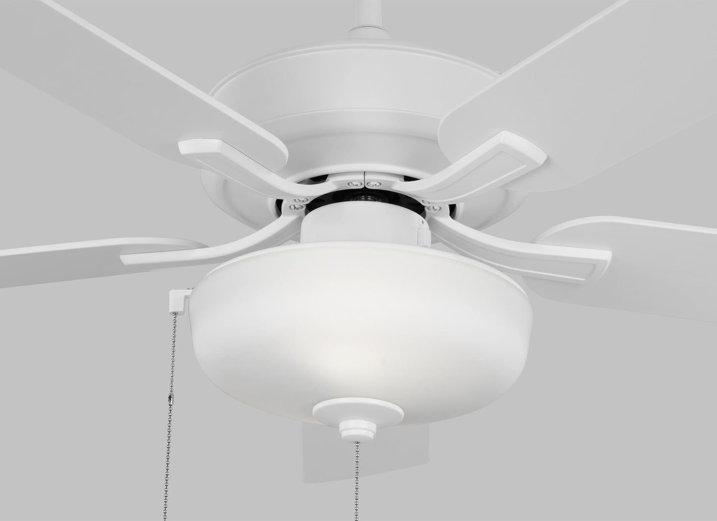 Generation Lighting  Fans Linden 52" Ceiling Fan in Matte White 5LDO52RZWD