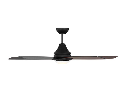 Generation Lighting  Fans Lowden 52" Ceiling Fan in Midnight Black 5LWDR52MBKD