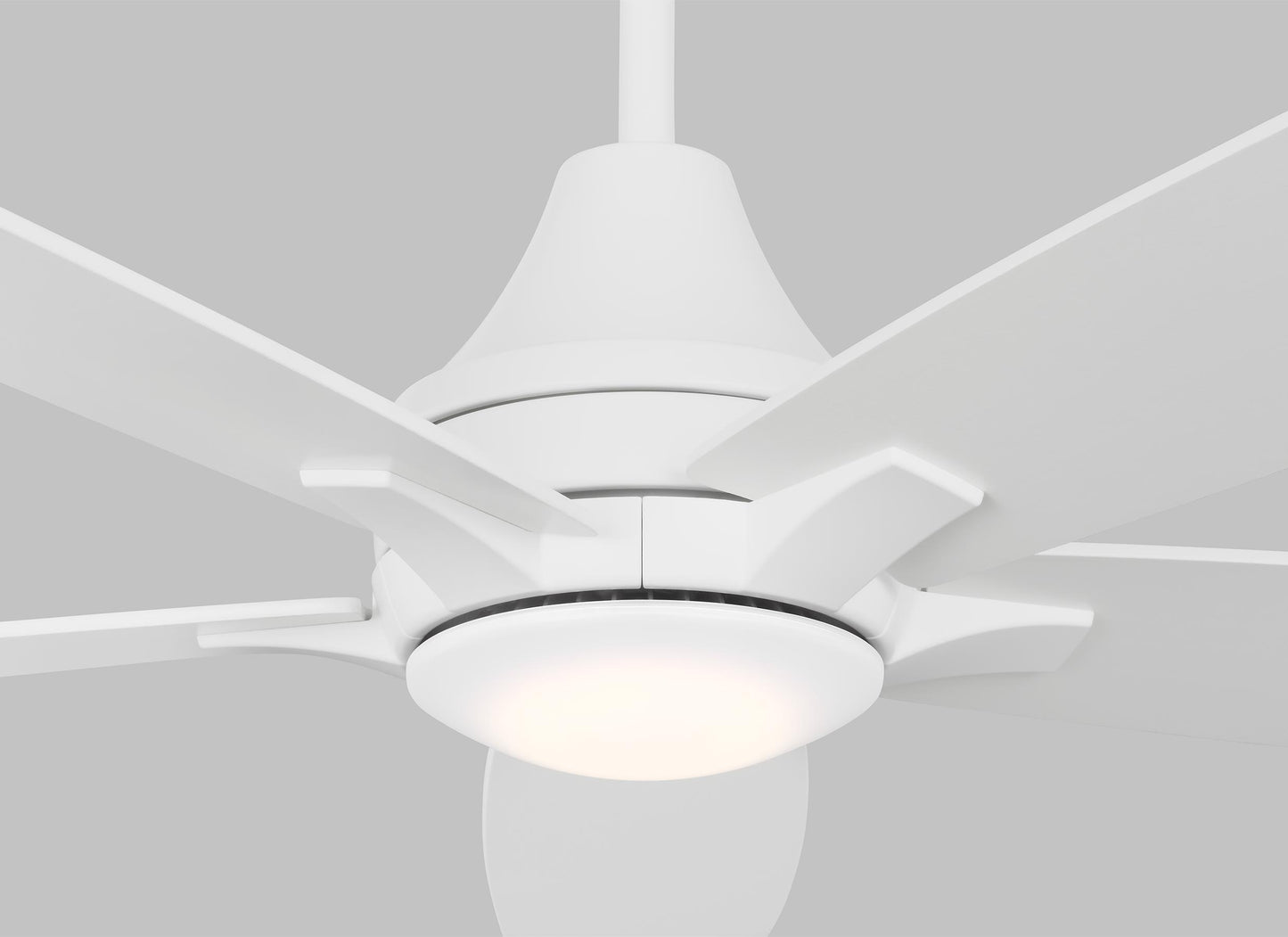 Generation Lighting  Fans Lowden 52" Ceiling Fan in Matte White 5LWDR52RZWD