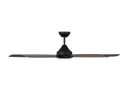 Generation Lighting  Fans Lowden 60" Ceiling Fan in Midnight Black 5LWDSM60MBKD