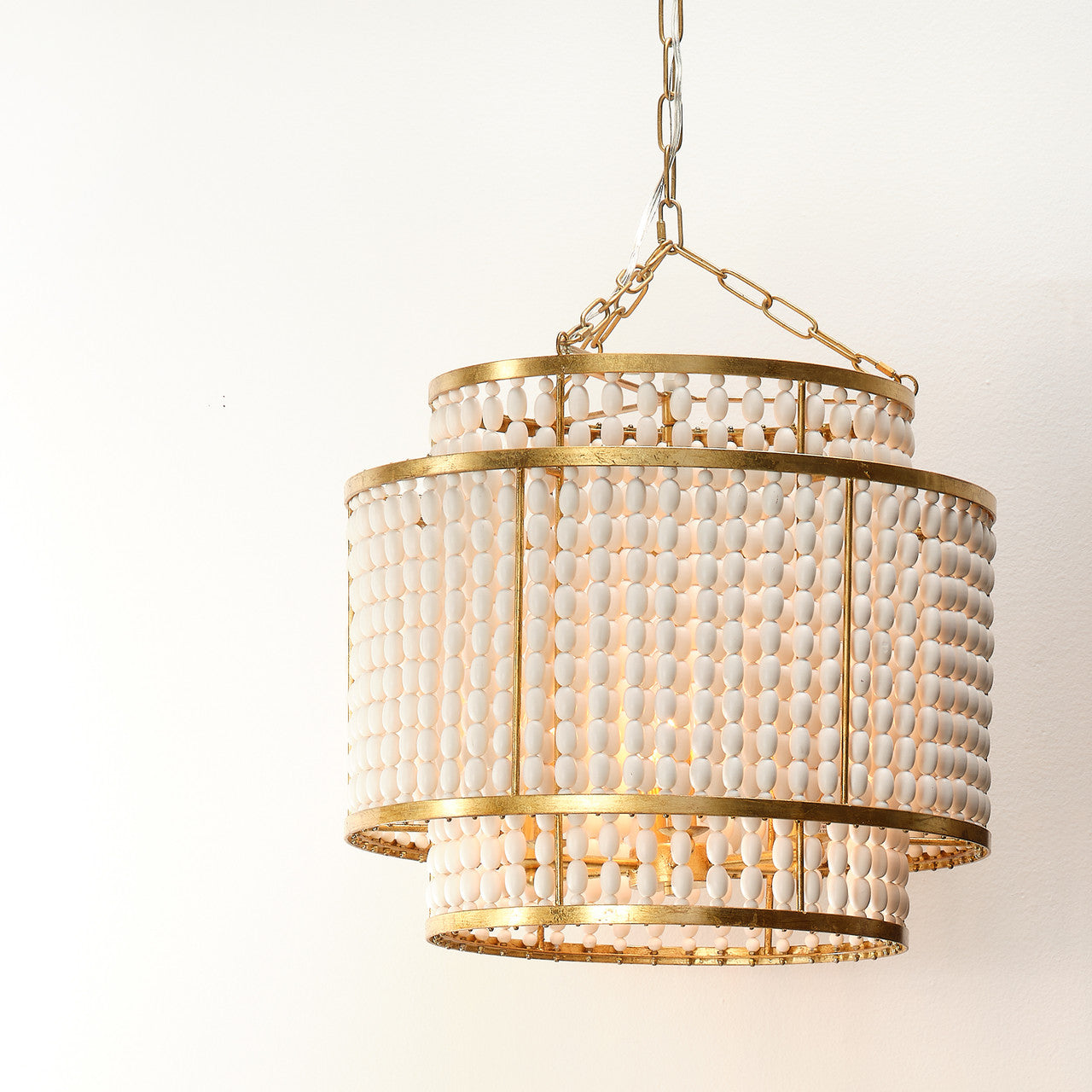 Jamie Young Pacific Beaded Chandelier 5PACI-CHGO