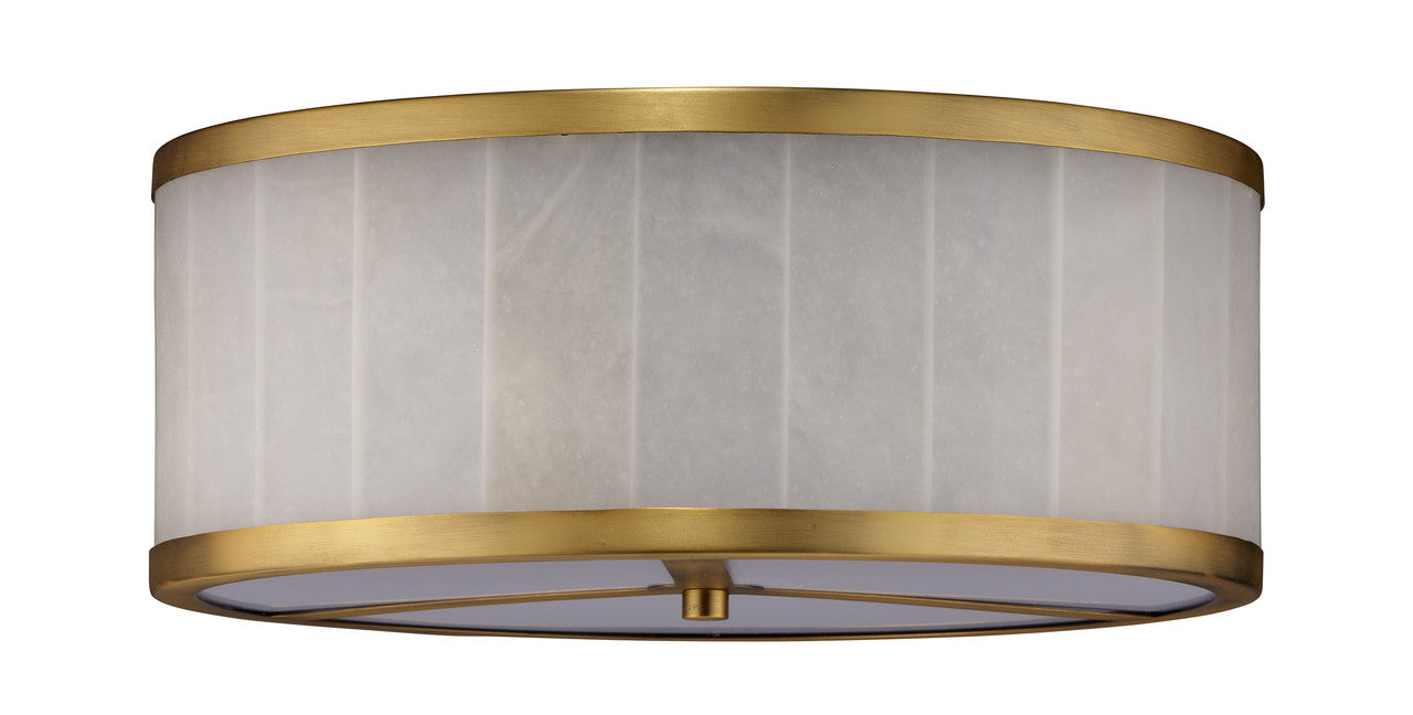 Jamie Young Large Upsala Alabaster Flush Mount Ceiling Light 5UPSA-LGAL