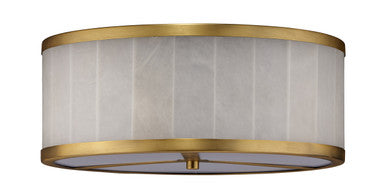 Jamie Young Large Upsala Alabaster Flush Mount Ceiling Light 5UPSA-LGAL