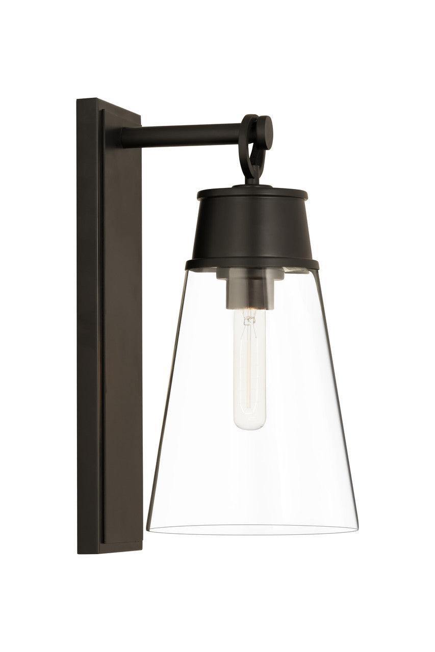 Z-Lite Wentworth 1 Light Wall Sconce in Matte Black 2300-1SL-MB