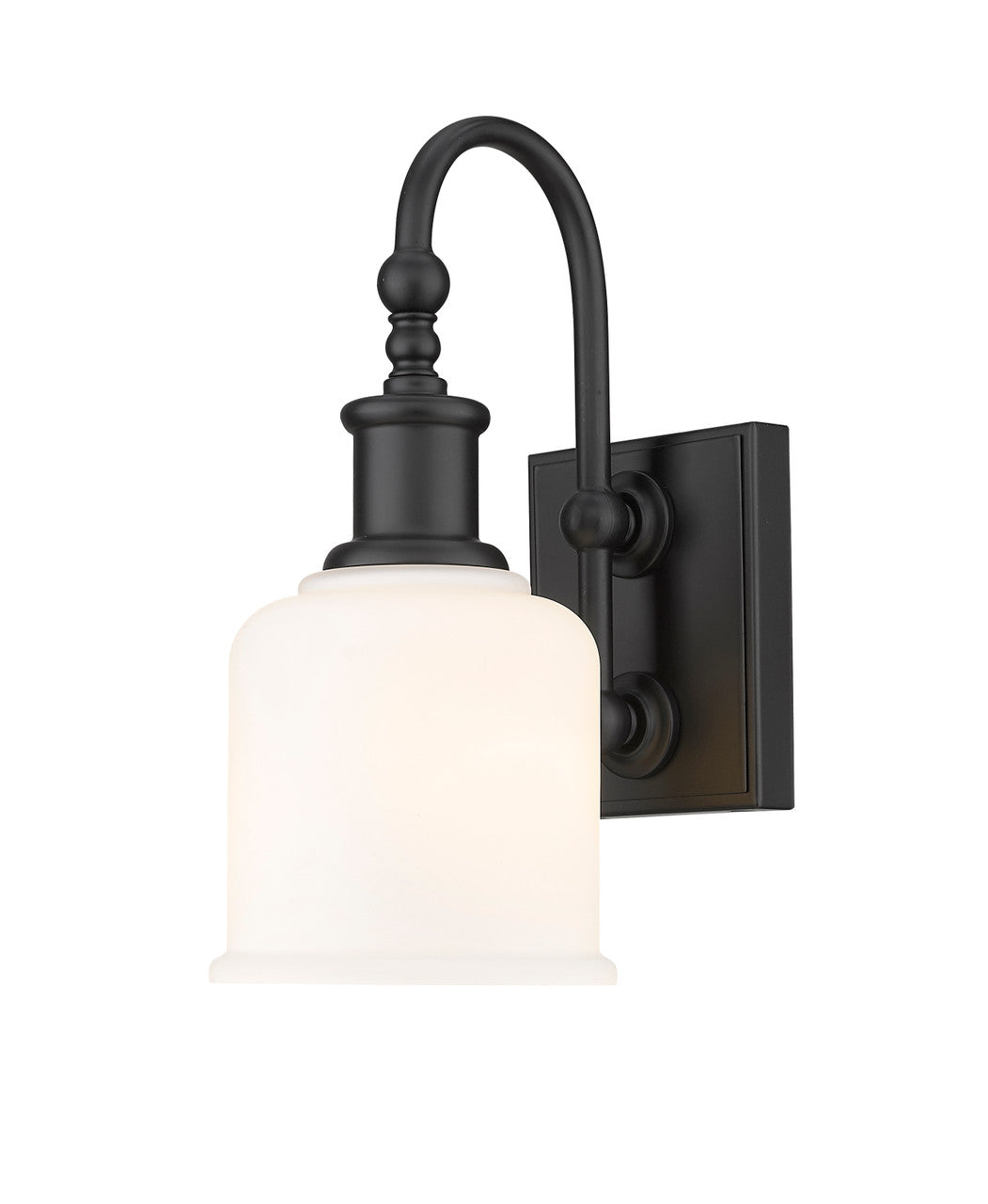 Z-Lite Bryant 1 Light Wall Sconce in Matte Black 733-1S-MB