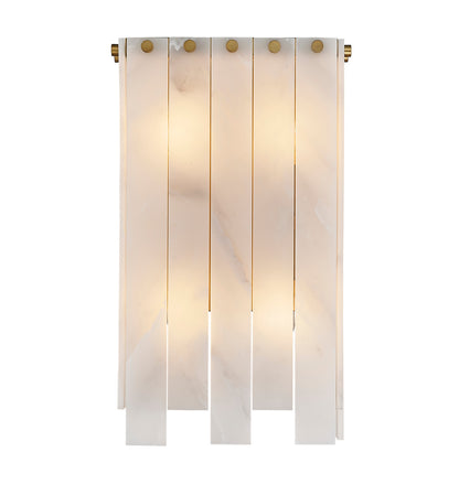 Z-Lite Viviana 4 Light Wall Sconce in Rubbed Brass 345-4S-RB