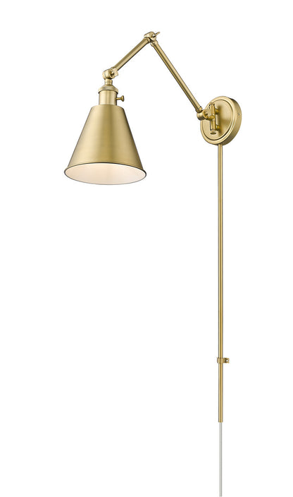 Z-Lite Gayson 1 Light Wall Sconce in Modern Gold 349S-MGLD