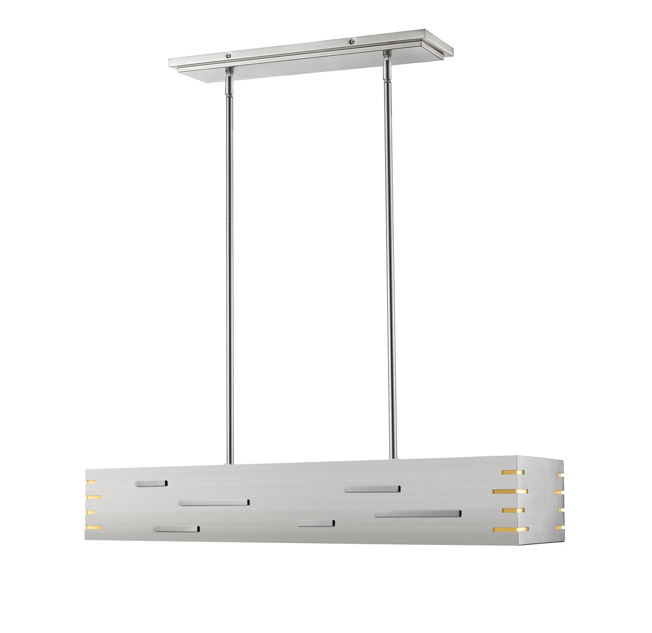 Z-Lite Loek 1 Light Chandelier in Brushed Nickel 332-34BN-LED